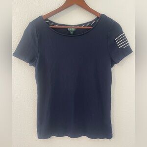 Ralph Lauren Navy Blue Short Sleeve Tee